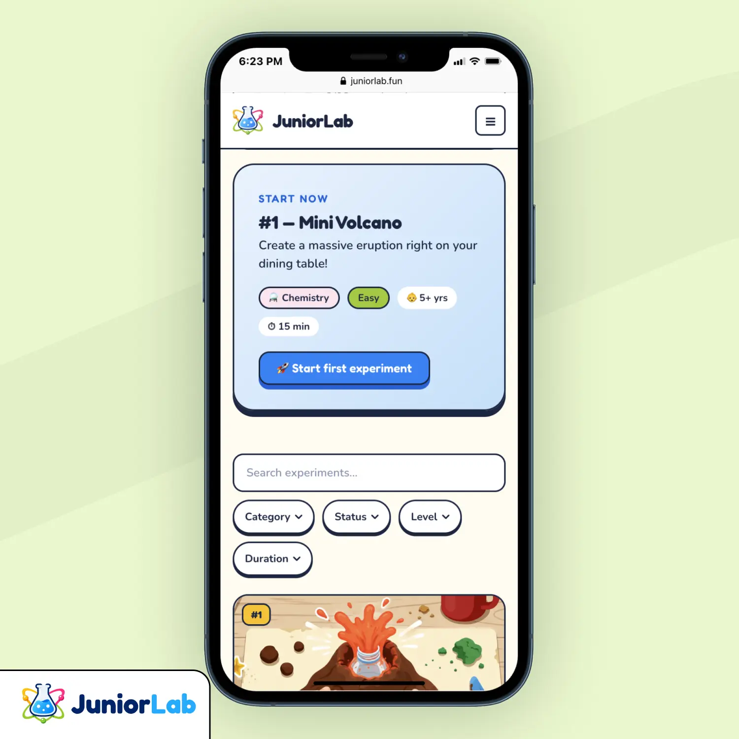 JuniorLab screenshot 1